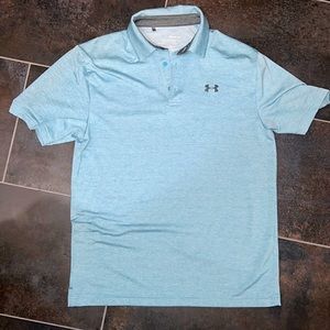 Under Armour Polo Tee Size M Blue